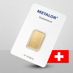 Investiční zlatý slitek 10g - Metalor