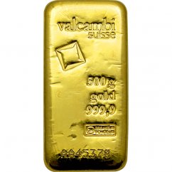 Investiční zlatý slitek 500g - Valcambi